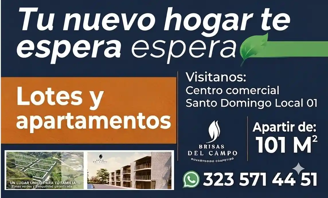 Plan maestro de lotes Brisas del Campo.